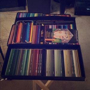 Prismacolor 150 colored pencils